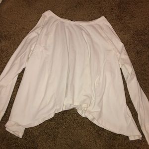 White free people long sleeve